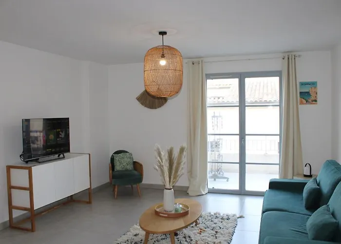 Les Hauts Du Port-appartement Elegant Et アパート ボニファシオ